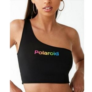 Polaroid Graphic Crop Top